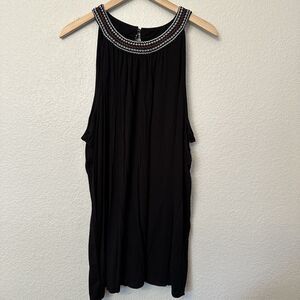 Torrid Goddess Tank Super Soft Black Womens Top Size 4 Sleeveless EUC